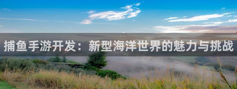 恩佐娱乐手机登录：捕鱼手游开发：新型海洋世界的魅力与挑战